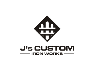 J’s Custom Iron Works logo design by restuti