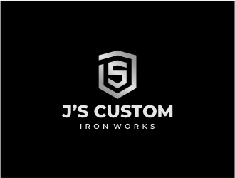 J’s Custom Iron Works logo design by elmydesign