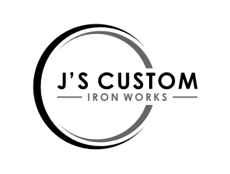 J’s Custom Iron Works logo design by Zhafir