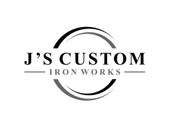 J’s Custom Iron Works logo design by Zhafir