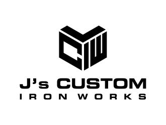 J’s Custom Iron Works logo design by cintoko