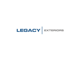 Legacy Exteriors logo design by tejo