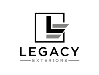 Legacy Exteriors logo design by Barkah