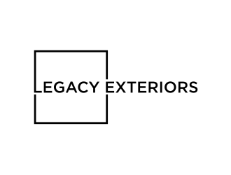 Legacy Exteriors logo design by Barkah