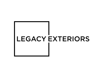 Legacy Exteriors logo design by Barkah