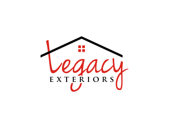 Legacy Exteriors logo design by checx