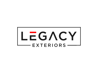 Legacy Exteriors logo design by haidar