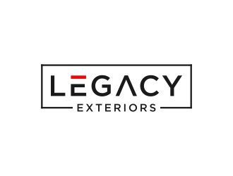 Legacy Exteriors logo design by haidar