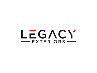 Legacy Exteriors logo design by haidar