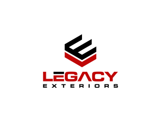 Legacy Exteriors logo design by haidar