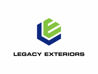 Legacy Exteriors logo design by Renaker