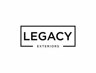 Legacy Exteriors logo design by menanagan