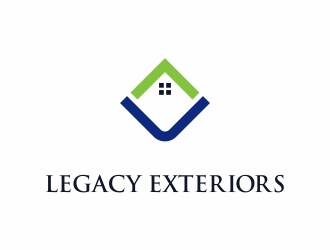 Legacy Exteriors logo design by Renaker