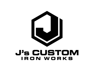 J’s Custom Iron Works logo design by jaize