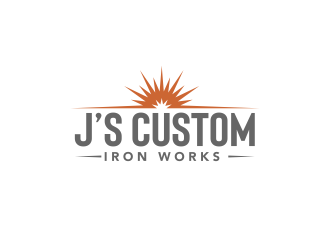 J’s Custom Iron Works logo design by pakderisher