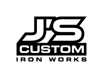 J’s Custom Iron Works logo design by denfransko