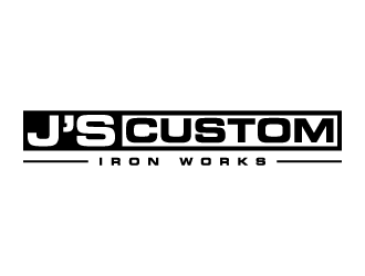 J’s Custom Iron Works logo design by denfransko