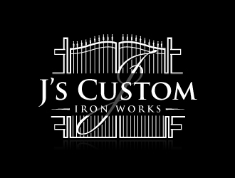 J’s Custom Iron Works logo design by aRBy