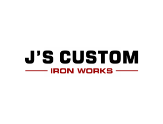 J’s Custom Iron Works logo design by Girly