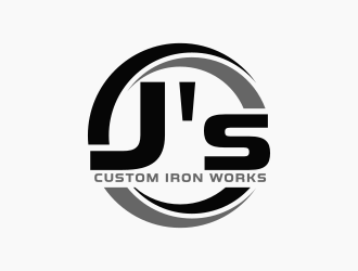 J’s Custom Iron Works logo design by careem