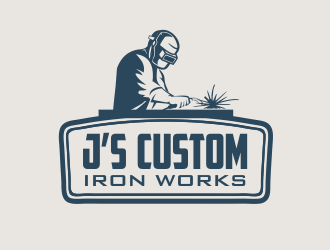 J’s Custom Iron Works logo design by YONK