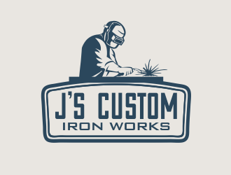 J’s Custom Iron Works logo design by YONK