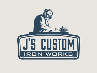 J’s Custom Iron Works logo design by YONK