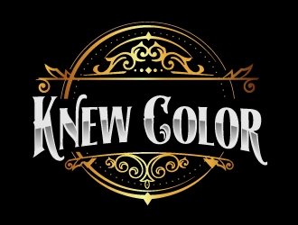 Knew Color logo design by AamirKhan