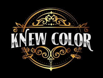 Knew Color logo design by AamirKhan