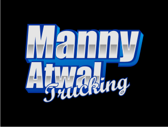 Manny Atwal Trucking, Inc logo design by BintangDesign