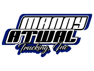 Manny Atwal Trucking, Inc logo design by Greenlight