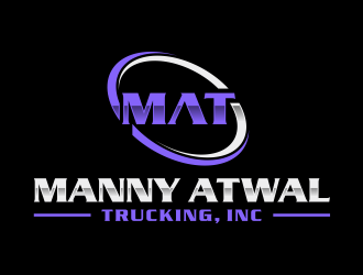 Manny Atwal Trucking, Inc logo design by scolessi