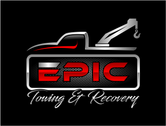 EPIC Towing & Recovery logo design by evdesign