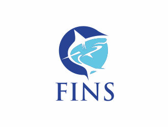 FINS  logo design by santrie