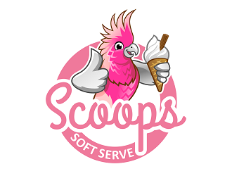 Scoop Soft Serve Logo Design