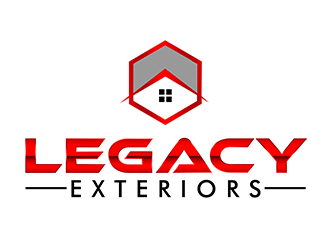 Legacy Exteriors logo design by 3Dlogos