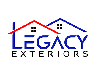 Legacy Exteriors logo design by 3Dlogos