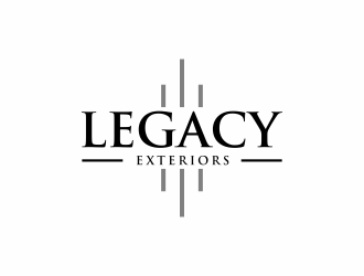 Legacy Exteriors logo design by menanagan