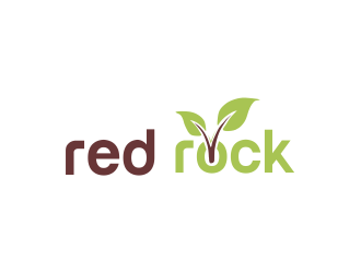 Red Rock logo design by giphone