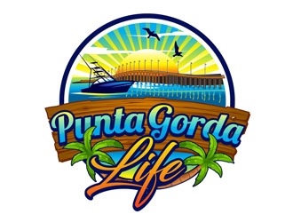 Punta Gorda Life logo design by DreamLogoDesign