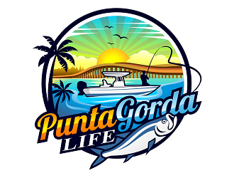 Punta Gorda Life logo design by haze