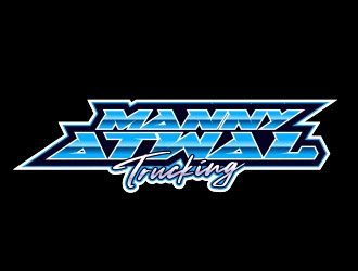 Manny Atwal Trucking, Inc logo design by er9e