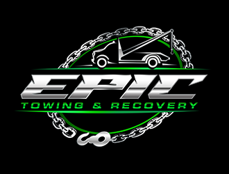 EPIC Towing & Recovery logo design by 3Dlogos