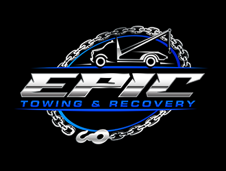 EPIC Towing & Recovery logo design by 3Dlogos