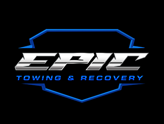 EPIC Towing & Recovery logo design by 3Dlogos