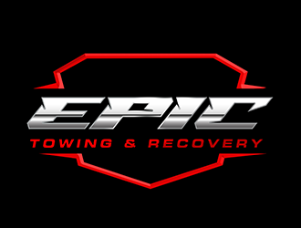 EPIC Towing & Recovery logo design by 3Dlogos