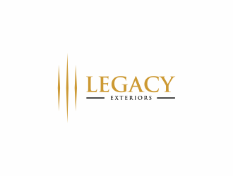 Legacy Exteriors logo design by menanagan