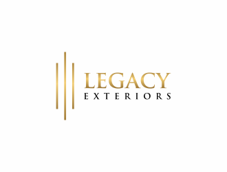 Legacy Exteriors logo design by menanagan