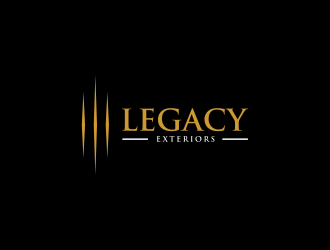 Legacy Exteriors logo design by menanagan