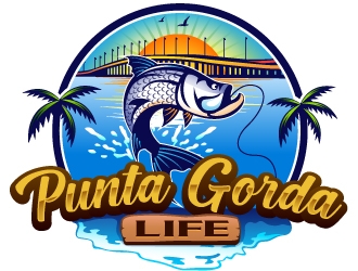 Punta Gorda Life logo design by Suvendu